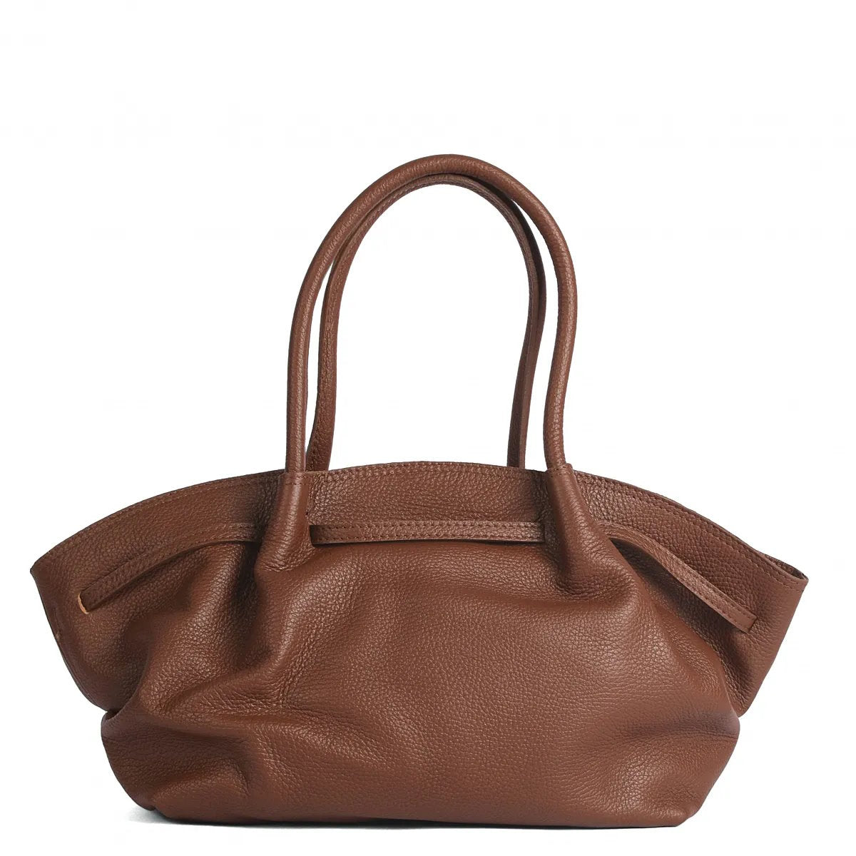 Soft Handbag and Crossbody Bag in Genuine Dollaro Leather - Made in Italy - Art. 26055