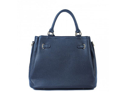 Structured Handbag in Genuine Dollar Leather - Made in Italy - Art. 24046