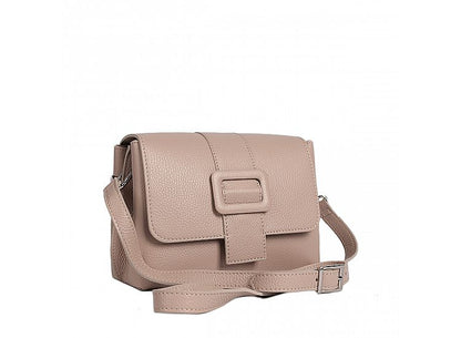 Structured Crossbody Bag in Genuine Dollar Leather - Made in Italy - Art. 24050