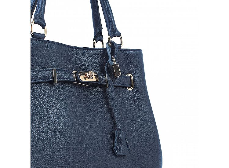 Genuine leather handbag made in Italy