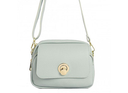 Structured Crossbody Bag in Genuine Dollar Leather - Made in Italy - Art. 24051