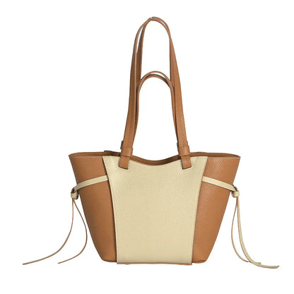 Soft Crossbody Bag and Handbag in Genuine Dollaro Leather - Made in Italy - Art. 26112