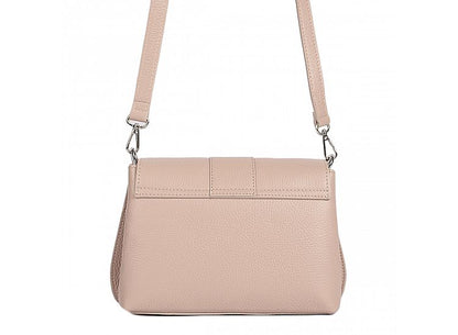 Structured Crossbody Bag in Genuine Dollar Leather - Made in Italy - Art. 24050