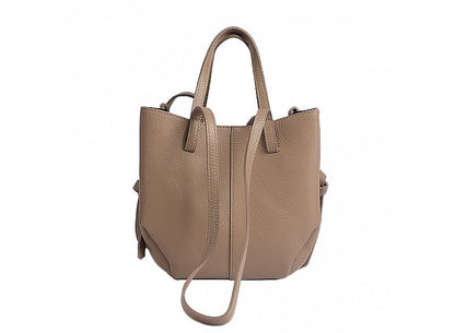 Soft Handbag and Crossbody Bag in Genuine Dollar Leather - Made in Italy - Art. 24049