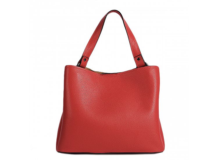 Genuine leather handbag made in Italy