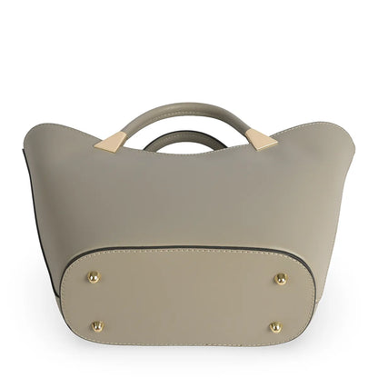 Structured Handbag in Genuine Ruga Leather - Made in Italy - Art. 26154