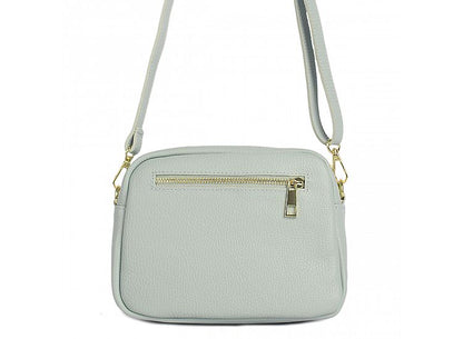 Structured Crossbody Bag in Genuine Dollar Leather - Made in Italy - Art. 24051