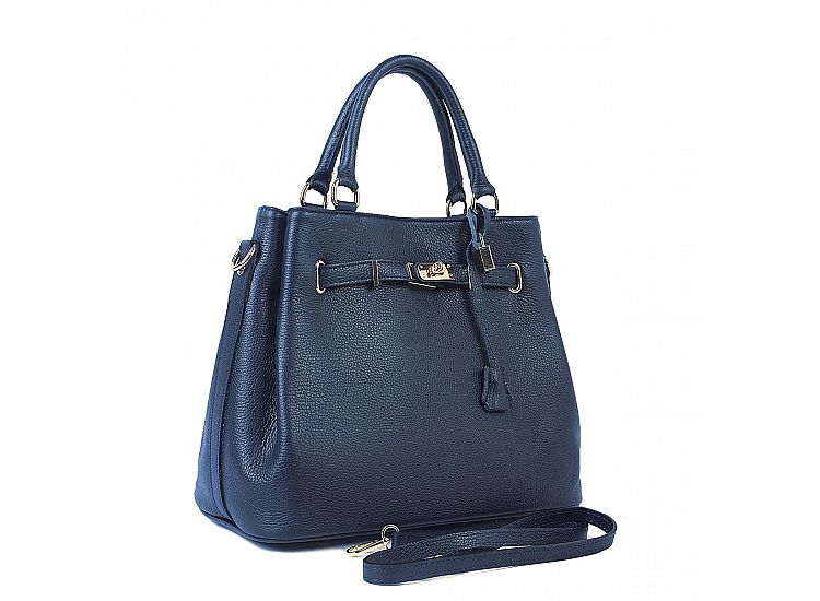 Genuine leather handbag made in Italy