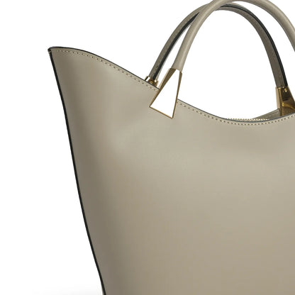 Structured Handbag in Genuine Ruga Leather - Made in Italy - Art. 26154