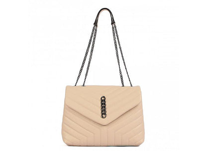 Genuine leather shoulder bag made in Italy