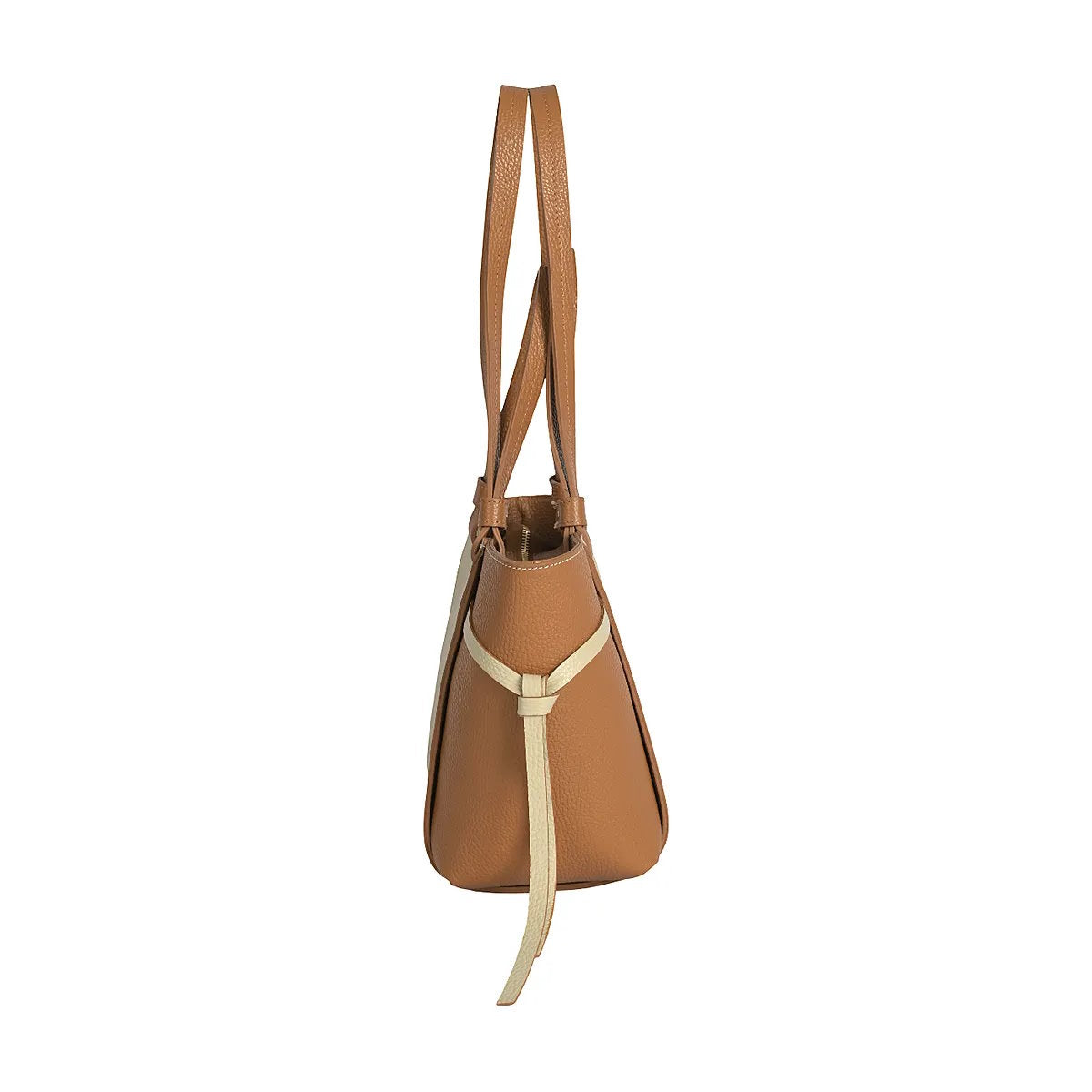 Soft Crossbody Bag and Handbag in Genuine Dollaro Leather - Made in Italy - Art. 26112