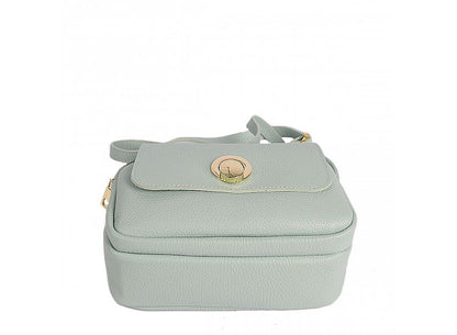 Structured Crossbody Bag in Genuine Dollar Leather - Made in Italy - Art. 24051