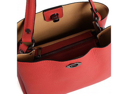 Soft Handbag in Genuine Dollar Leather - Made in Italy - Art. 24048