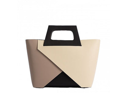 Structured Handbag in Genuine Ruga Leather - Made in Iltaly - Art. 24042