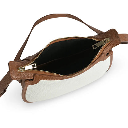 Structured Handbag in Genuine Dollaro Leather - Made in Italy - Art. 25393D