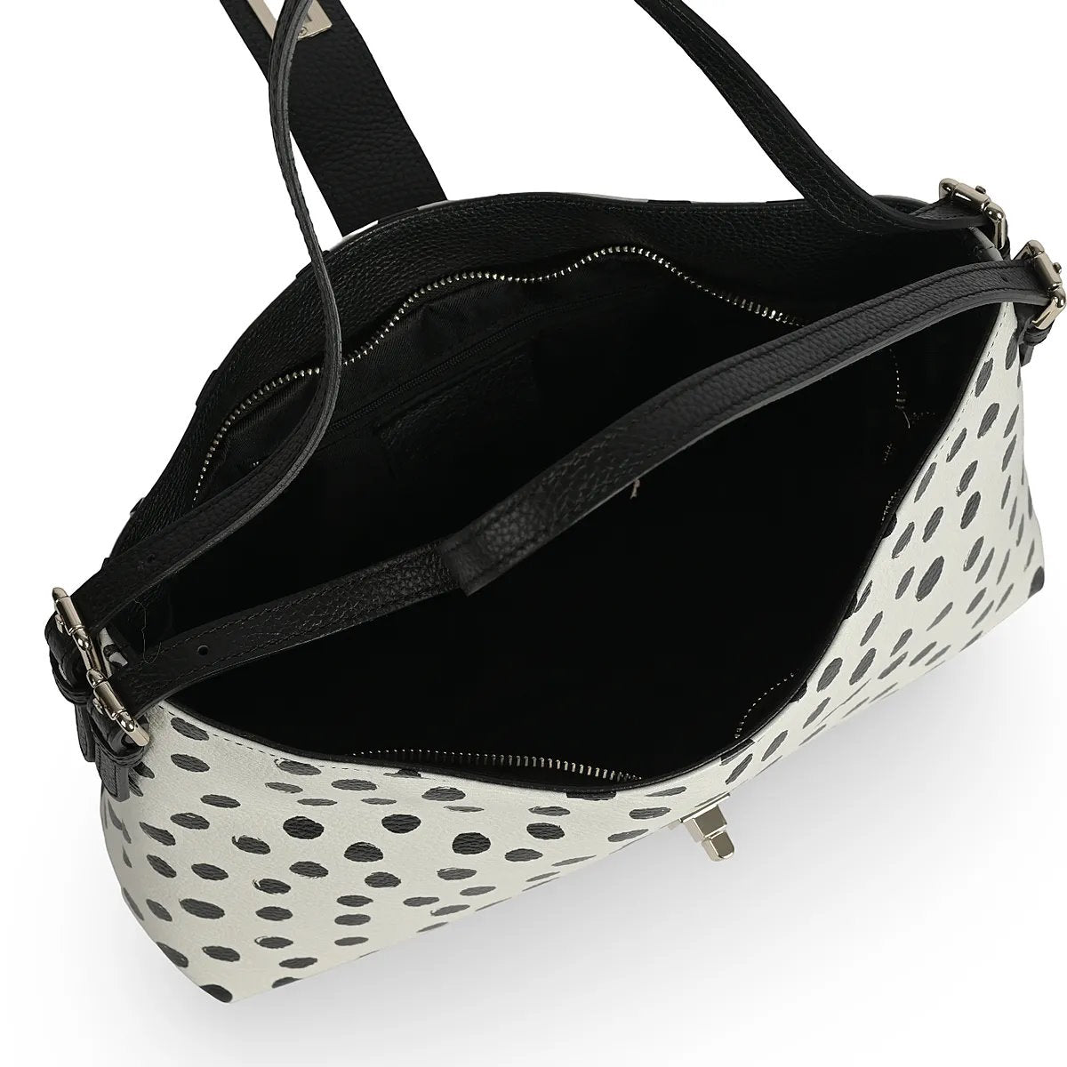 Soft Handbag in Genuine Dollaro Leather - Made in Italy - Art. 26113