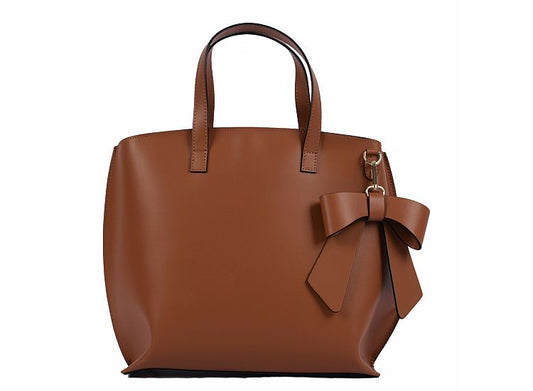 Genuine leather handbag made in Italy