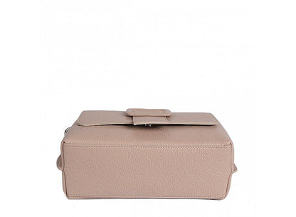 Structured Crossbody Bag in Genuine Dollar Leather - Made in Italy - Art. 24050