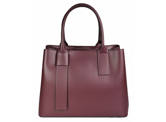 Genuine leather handbag made in Italy