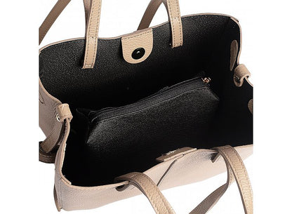 Soft Handbag and Crossbody Bag in Genuine Dollar Leather - Made in Italy - Art. 24049