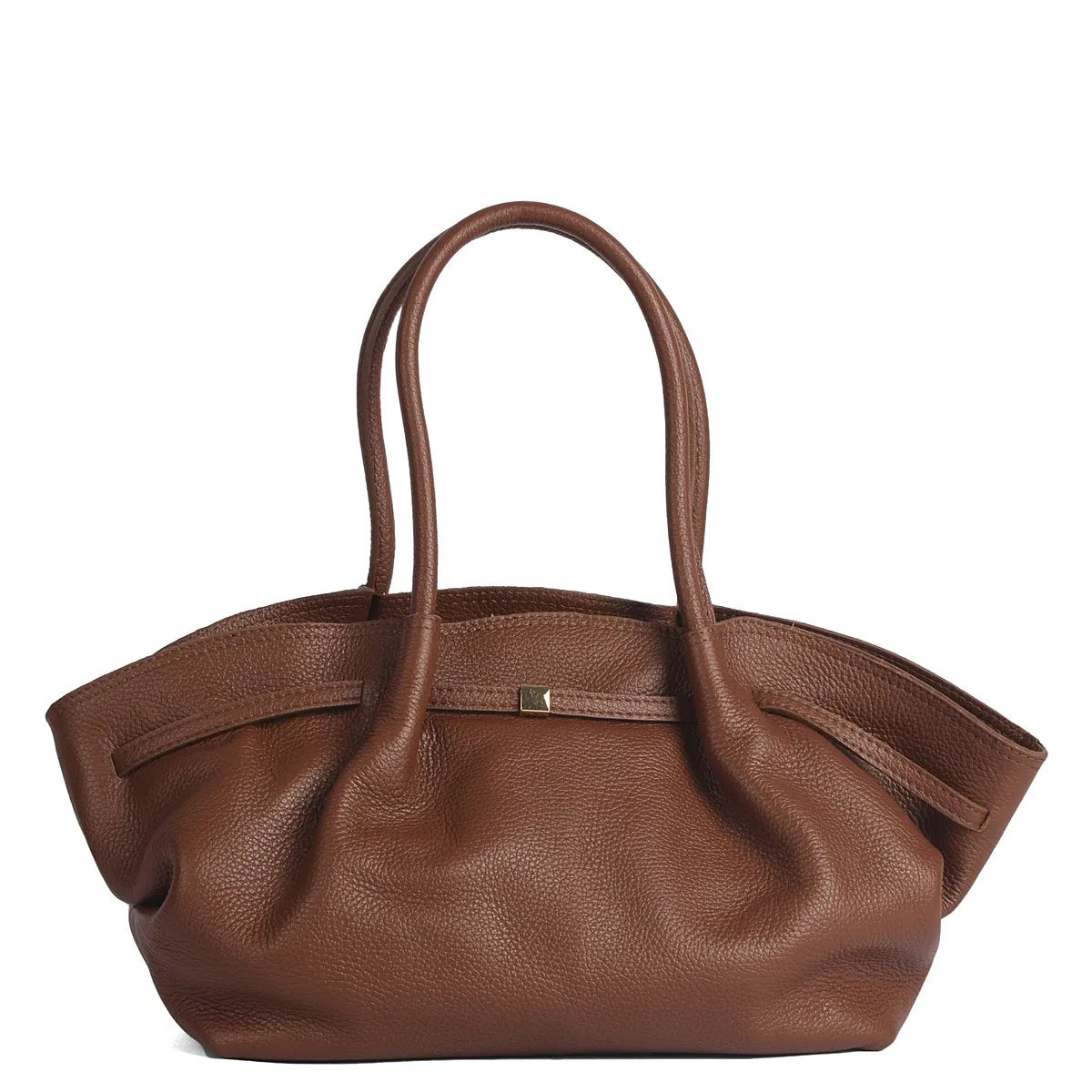 Soft Handbag and Crossbody Bag in Genuine Dollaro Leather - Made in Italy - Art. 26055