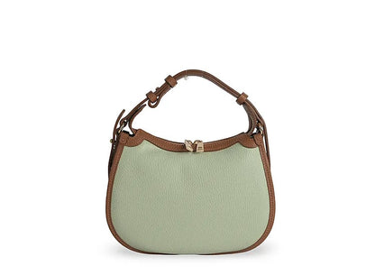 Structured Handbag in Genuine Dollaro Leather - Made in Italy - Art. 25393D