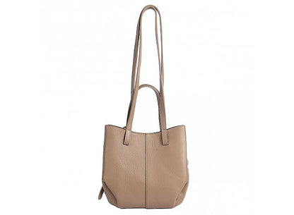 Soft Handbag and Crossbody Bag in Genuine Dollar Leather - Made in Italy - Art. 24049