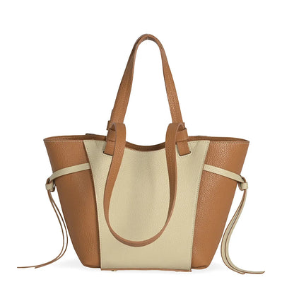 Soft Crossbody Bag and Handbag in Genuine Dollaro Leather - Made in Italy - Art. 26112