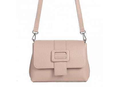Structured Crossbody Bag in Genuine Dollar Leather - Made in Italy - Art. 24050
