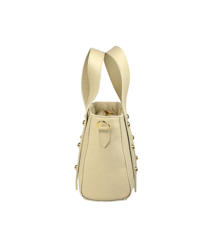 Genuine leather handbag made in Italy