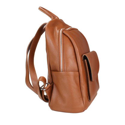 Genuine leather backpack made in Italy